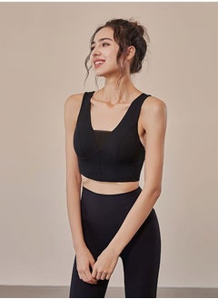 Running Fitness Yoga Bra And Pants Two-piece Set Gather High Waist Hip Hip Slim Stretch Sportswear Suit