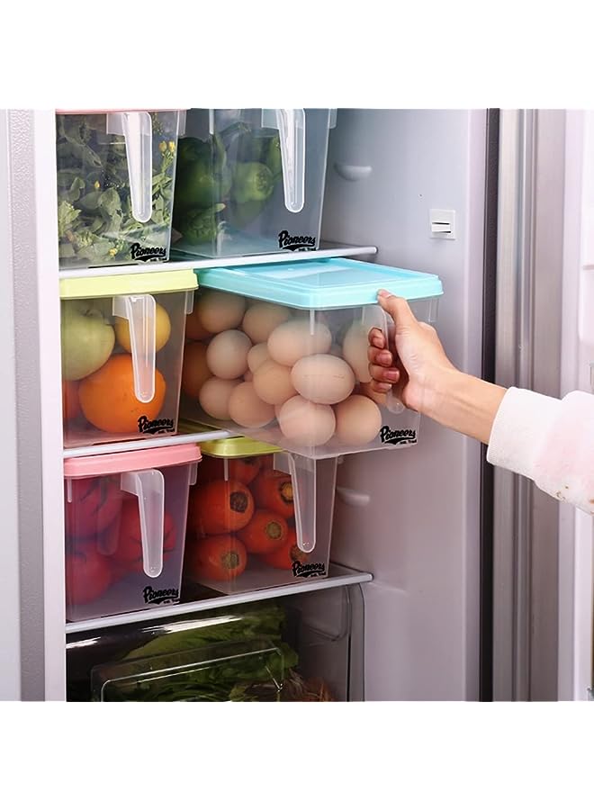 PROMASS Intl. Trad Food Storage Box with Lids Freezer Safe (Large, 3 Pieces 4.5L) - Image 1