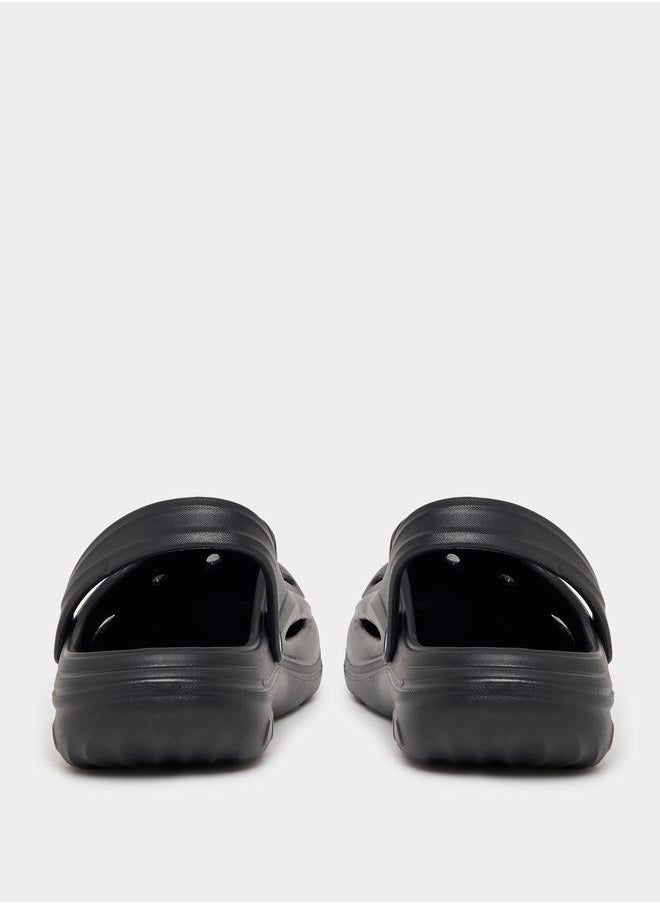 Styli Cutout Detail Slip-On Clogs  - Image 4