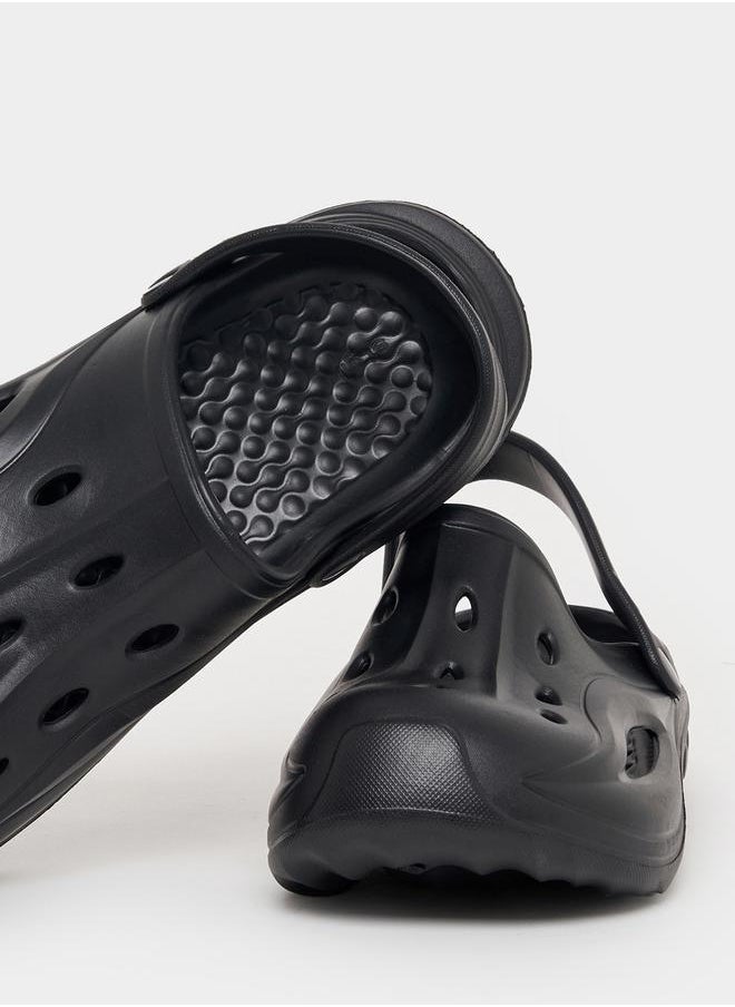Styli Cutout Detail Slip-On Clogs  - Image 3