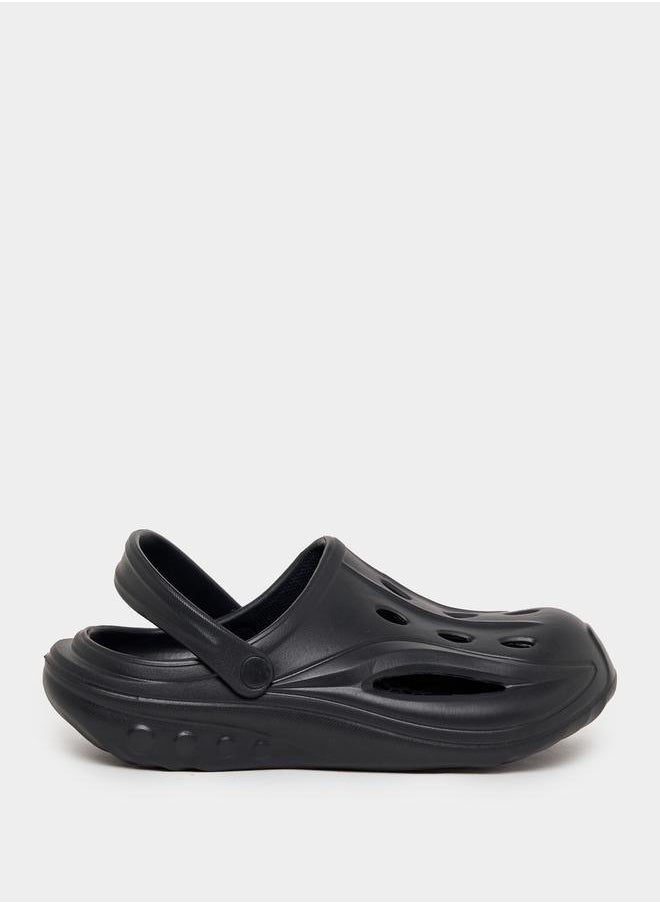 Styli Cutout Detail Slip-On Clogs  - Image 1