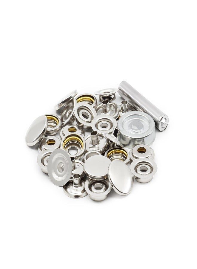 Dritz 18-65 Heavy Duty Snap Fastener Kit, Size 24 (5/8-Inch), Nickel-Plated Brass, 7 Sets - Image 5