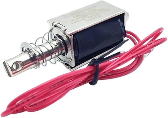 Open Frame Linear Solenoid Electromagnet Push Pull Type 24V 10mm Stroke 0 3 8N Force - Image 1