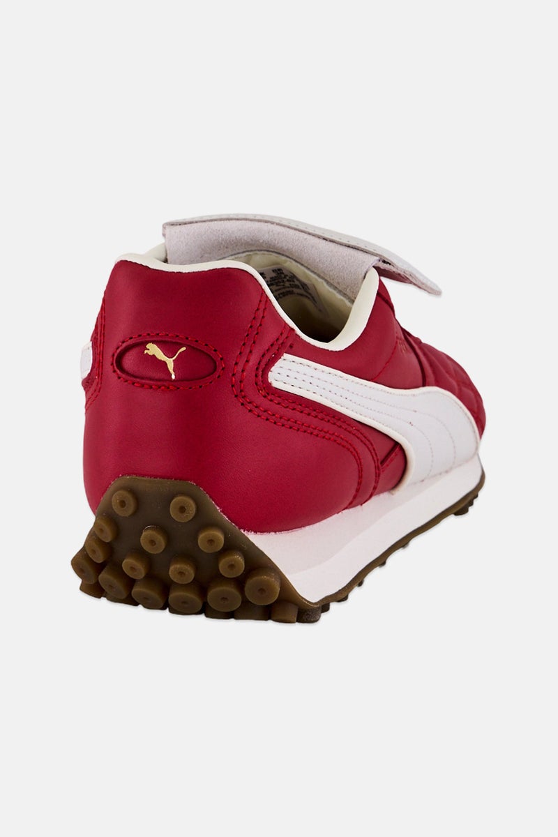 PUMA Kids Boy Avanti VL Fenty Lace Up Outdoor Shoes, Red - Image 3