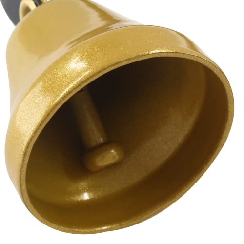 BokWin 1 Pcs Shopkeepers Bell for Door Opening,Black Ring Doorbell 1.6 Inch Antique Door Bell for Remind Customer Coming - Image 3