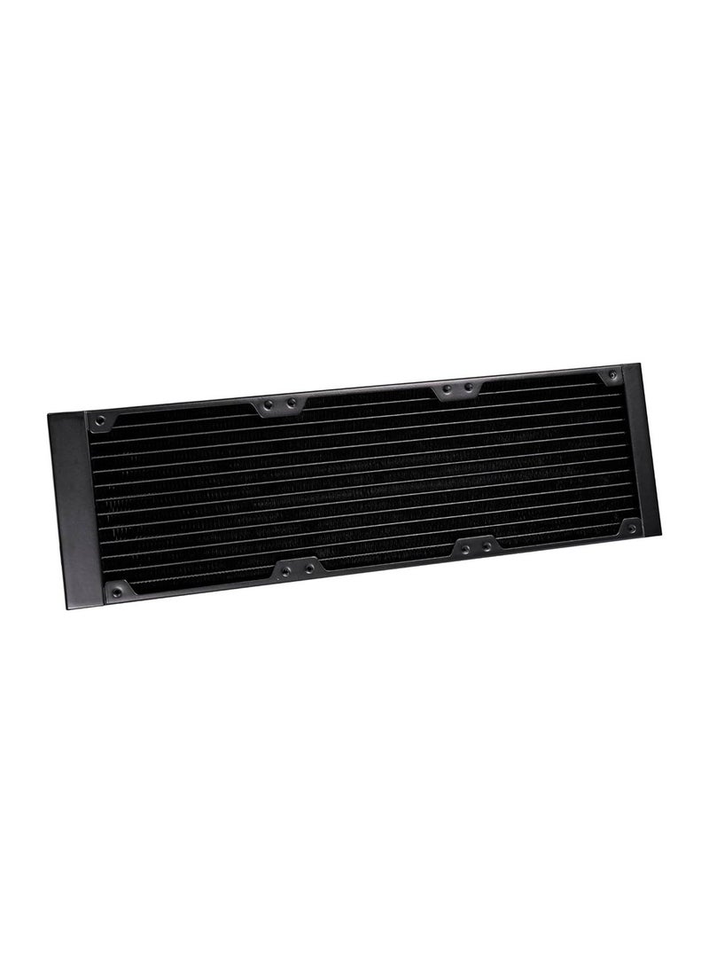 LIAN LI مبرد سائل وحدة المعالجة المركزية Galahad II LCD 360 AIO ARGB مع مراوح SL Infinity مقاس 120 مم، شاشة IPS LCD مقاس 2.88 بوصة، مضخة Asetek من الجيل الثامن بسرعة 3600 دورة في الدقيقة، سرعة المروحة 2450 دورة في الدقيقة، تدفق هواء 79.9 قدم مكعب في الدقيقة، أسود | G89.GA2ALCD36INB.00  - Image 3