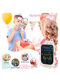 Y&D Cute Doodle Board Drawing Pad for Kids, 8.5 Inch Colorful Erasable Electronic Flexible LCD Screen, Toddler Educational Toy Preschool Learning Game Girls Gifts  - Image 4