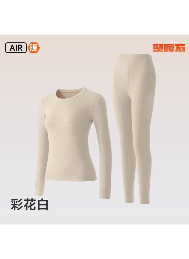 【7a Antibacterial】autumn/winter Silk Cashmere Thermal Underwear Women's Dralon Heat-generating Close-fitting Long Johns Set Men's