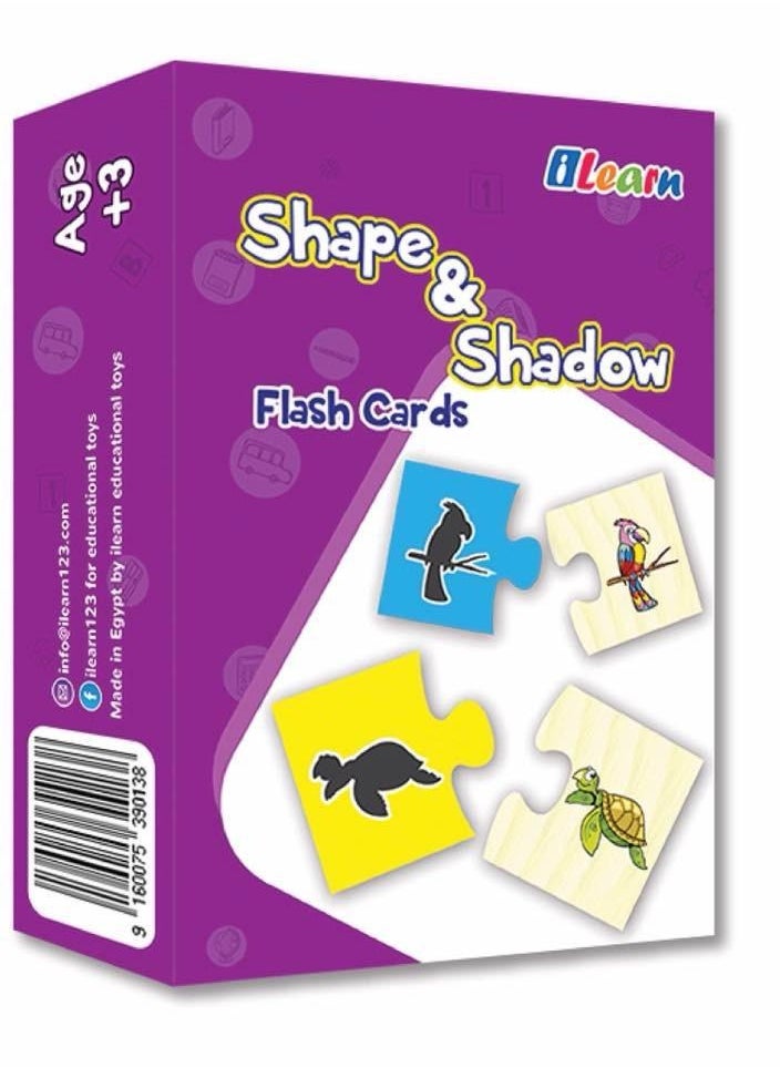 iLearn Shape & Shadow Flash Card 