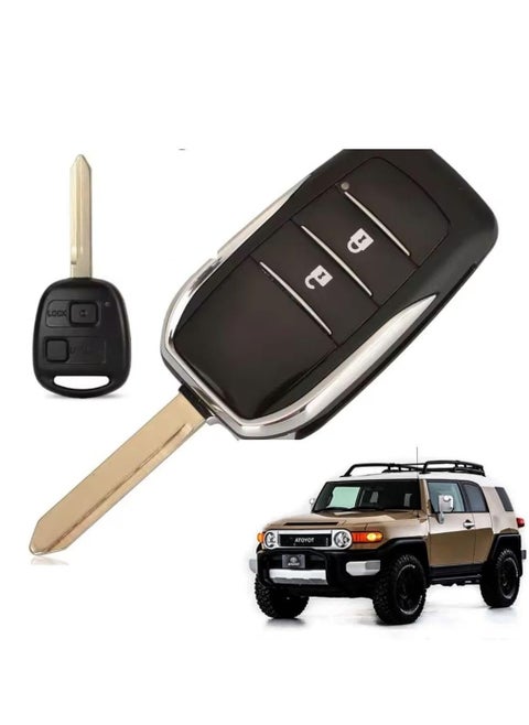 Replacement Modified Remote Car Key Case Shell For FJ Cr'uiser Upgrade Key Case
