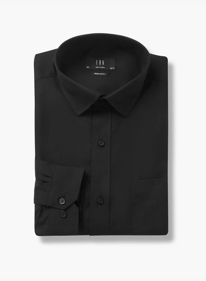 Splash FAV Men Regular Fit Collared Long Sleeves Shirt - Set of 2