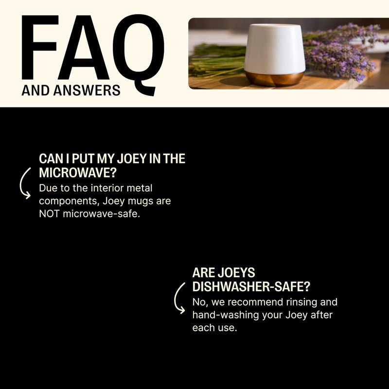 Fellow Big Jo' Double Wall Ceramic Coffee Mug - Refined and Sophisticated, Matte Black, Single 12 oz Cup - Image 3