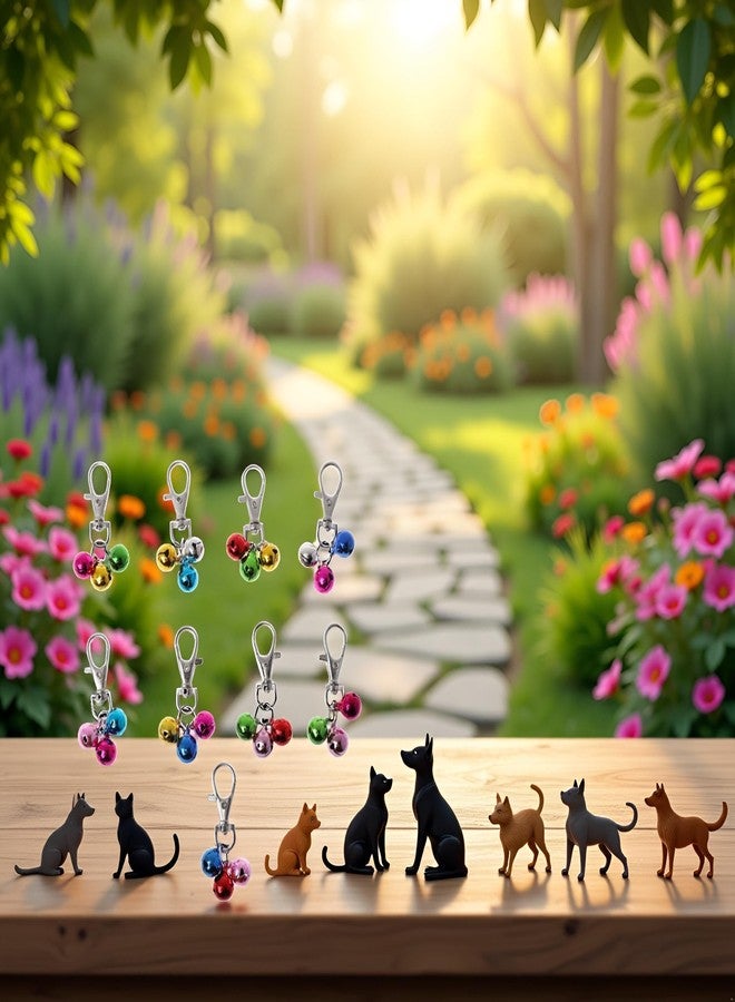 Jizlan 1Pc Random Color Pet Dog Collar Bells with Lobster Clip Colorful Metal Bells Bells Dog for Cat Collars Decoration Charm Pet Accesso - Image 3