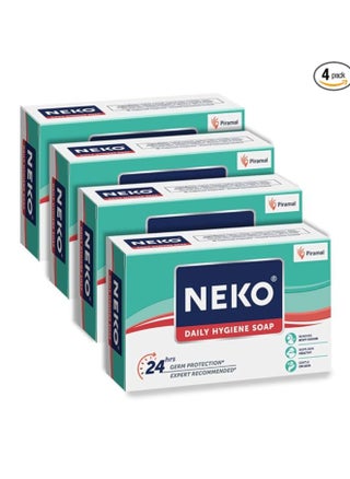 Neko Daily Hygiene Soap, 24 hours Germ Protection, 100g, Pack of 4 - pzsku/ZBBB7B16261A087FD1D77Z/45/_/1728727321/87b64392-a778-4417-bd6a-0bc90e8f57a5