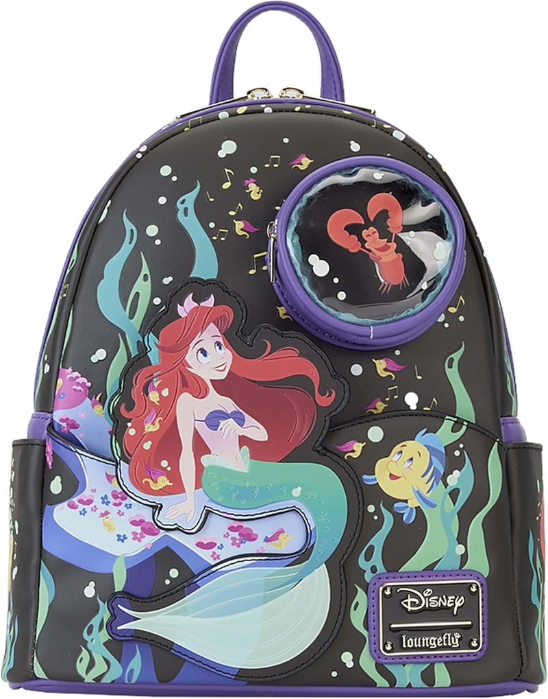 Loungefly Loungefly Disney The Little Mermaid 35th Anniversary Life is the Bubbles Mini Backpack - Image 1