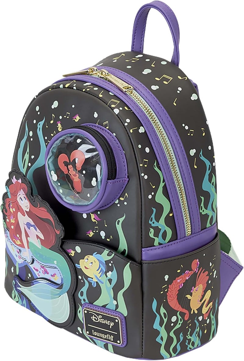 Loungefly Loungefly Disney The Little Mermaid 35th Anniversary Life is the Bubbles Mini Backpack - Image 3