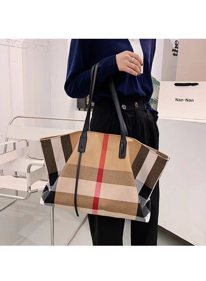 Women PU Leather Tote Bag Large Capacity Shoulder Bags Handbag Satchels for Women, School, Teens  - Image 3