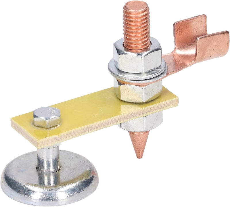 Zerodis Welding Support Clamp Clamps Adjustable Strong Magnet Holder Durable Insulation Material Multifunction Accessory For Outdoor Welding Support Clamp Magnetic Ground Clamps Portable - Image 4