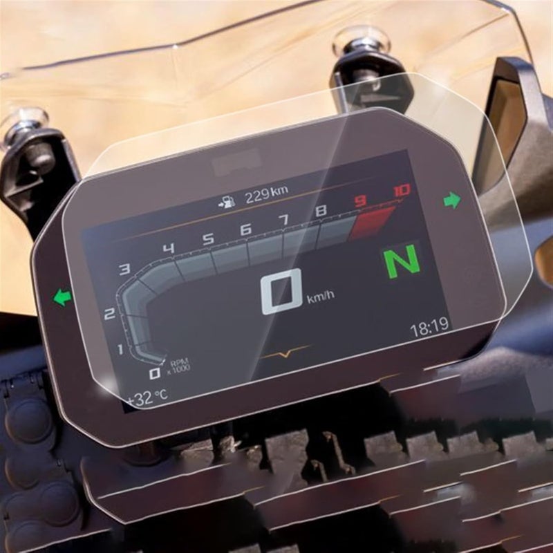 QASULER Motorcycle Cluster Scratch Protection Film - Image 1