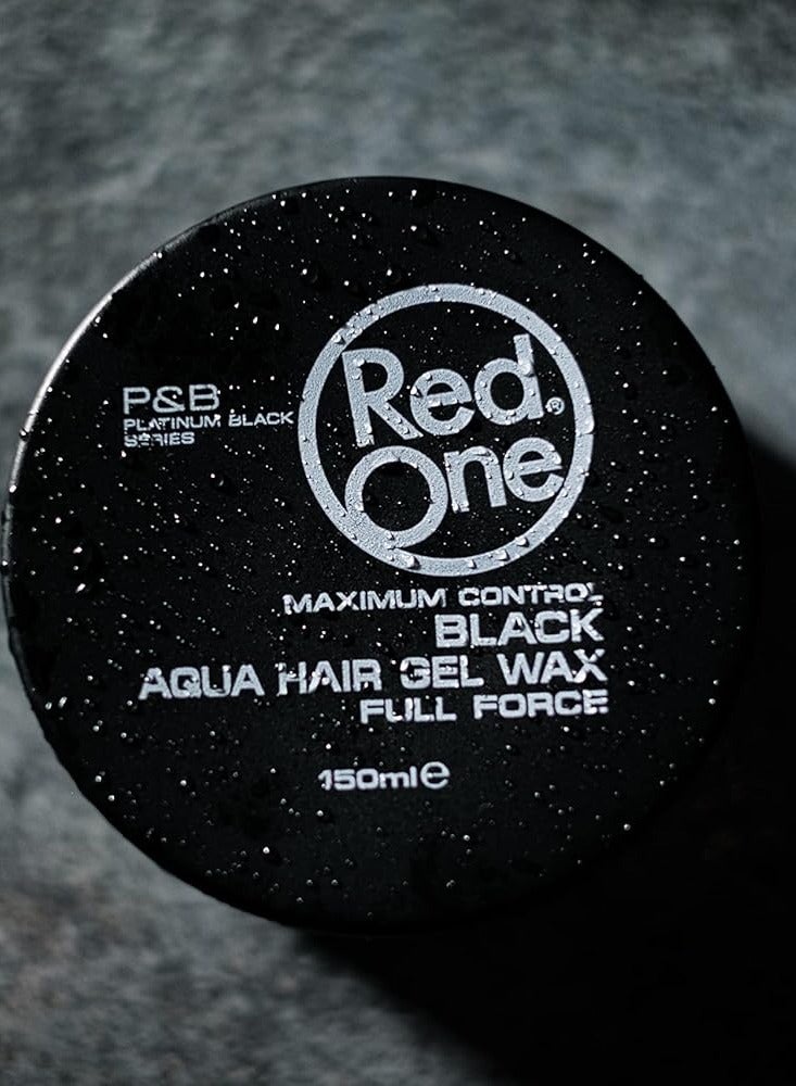 Redone RedOne Aqua Hair Wax Black 150ml – Extra Hold & Shine – Lime Scent – Styling Wax for Men and Women - Image 4