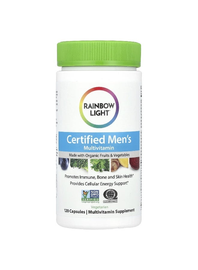 Rainbow Light, Certified Men's Multivitamin, 120 Capsules (Packaging may vary) - Image 1
