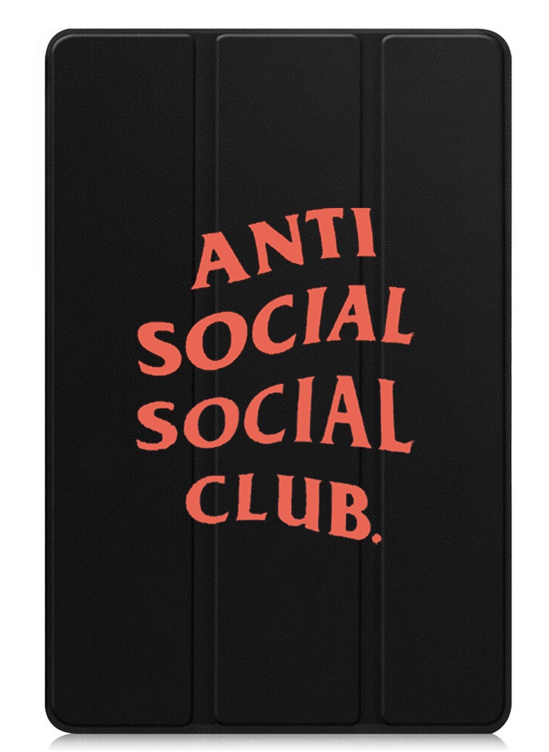 Theodor Protective Flip Case For Xiaomi Redmi Pad Pro (2024) With Trifold Stand Auto Wake Sleep Shockproof Cover Anti social social club  - Image 1