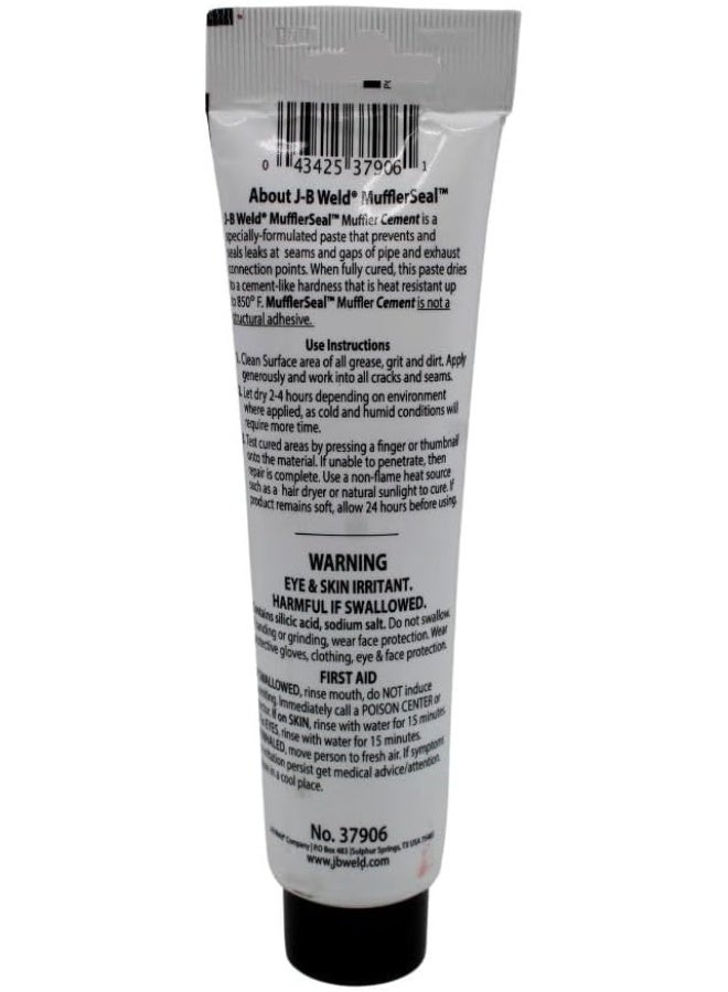 J-B WELD Mufflerseal Muffler Cement Plastic Tube 6 Oz. - Image 3