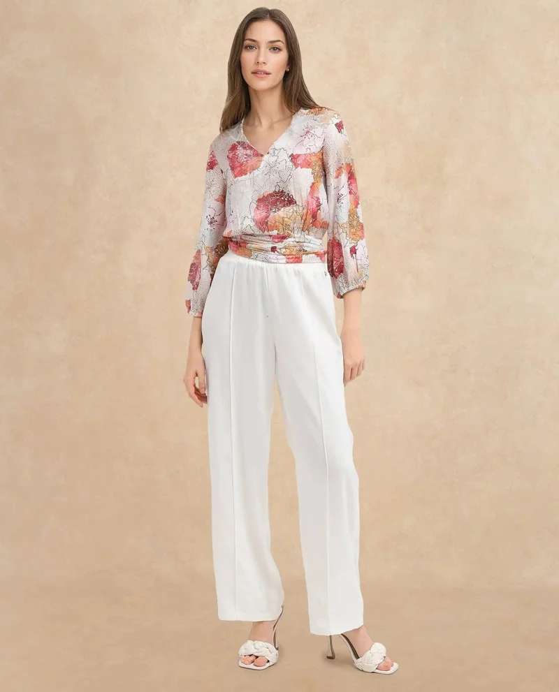 Rareism Women's Floral Printed Top