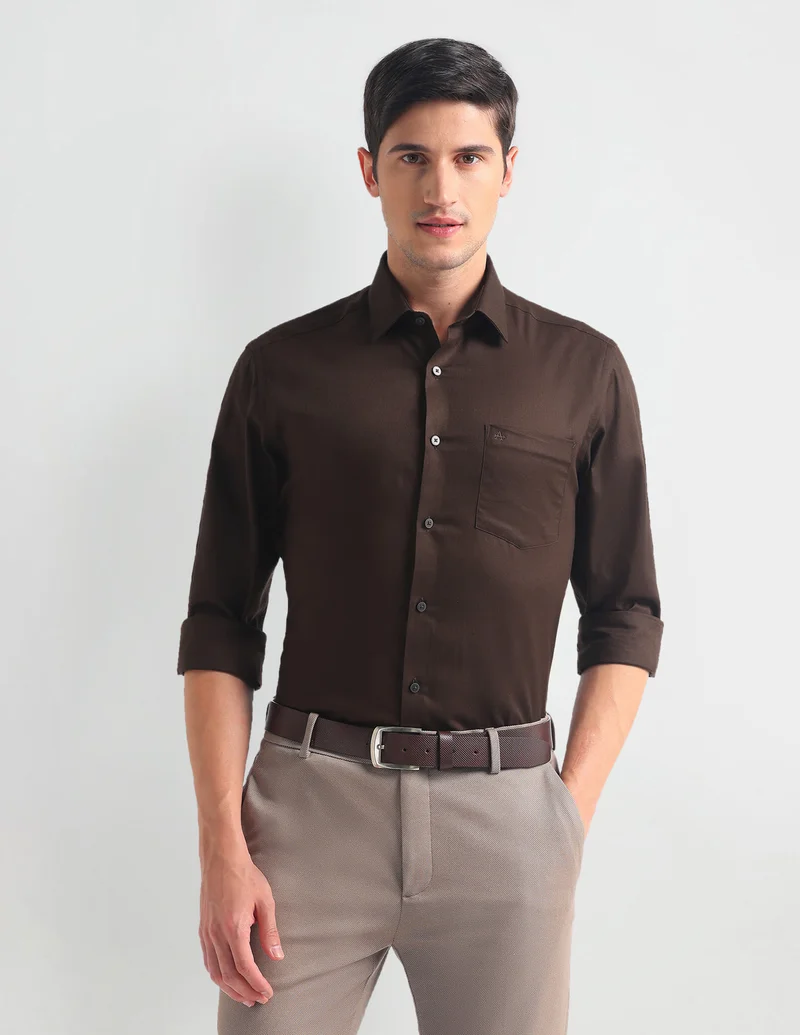Arrow Pure Cotton Slim Fit Shirt