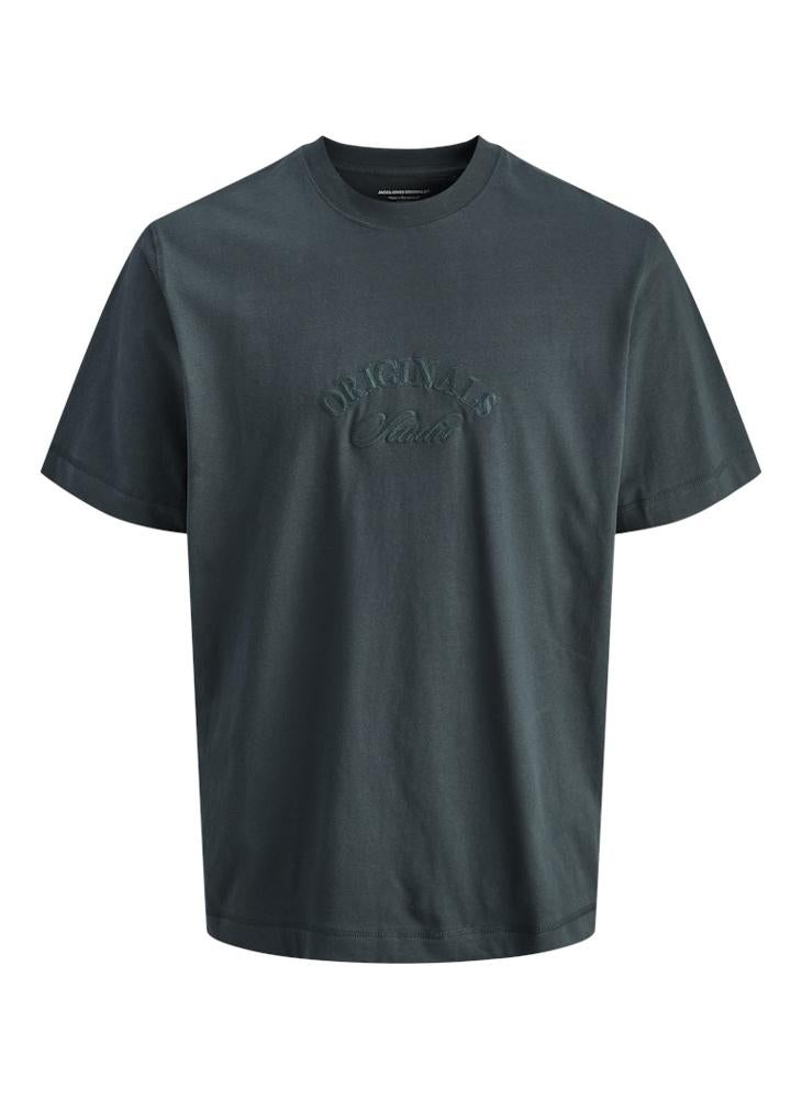 JACK & JONES Logo Regular Fit Crew Neck T-Shirt - Image 5