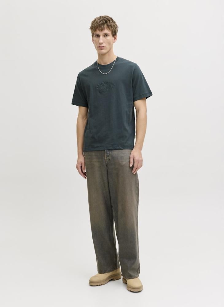 JACK & JONES Logo Regular Fit Crew Neck T-Shirt - Image 4