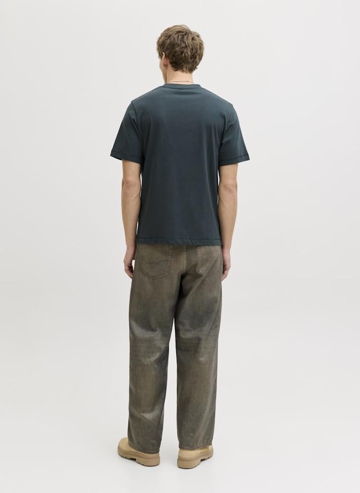 JACK & JONES Logo Regular Fit Crew Neck T-Shirt - Image 2