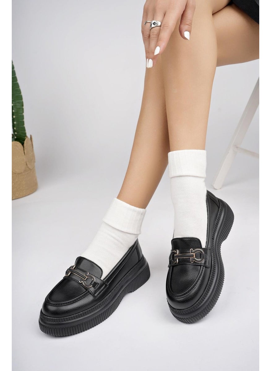 muggo Pegula Guaranteed Women's Loafer Thick Sole Daily Casual Comfortable Shoes  - Image 4