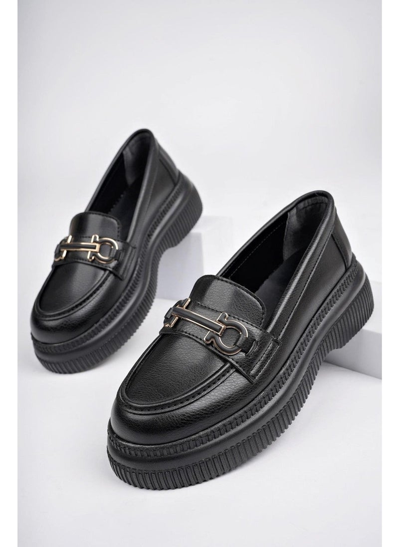 muggo Pegula Guaranteed Women's Loafer Thick Sole Daily Casual Comfortable Shoes  - Image 2
