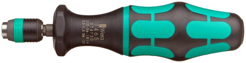 Wera 7465 Adjustable Torque Screwdriver - 2.5 in.lbs. with Multi-Component Handle - Image 1