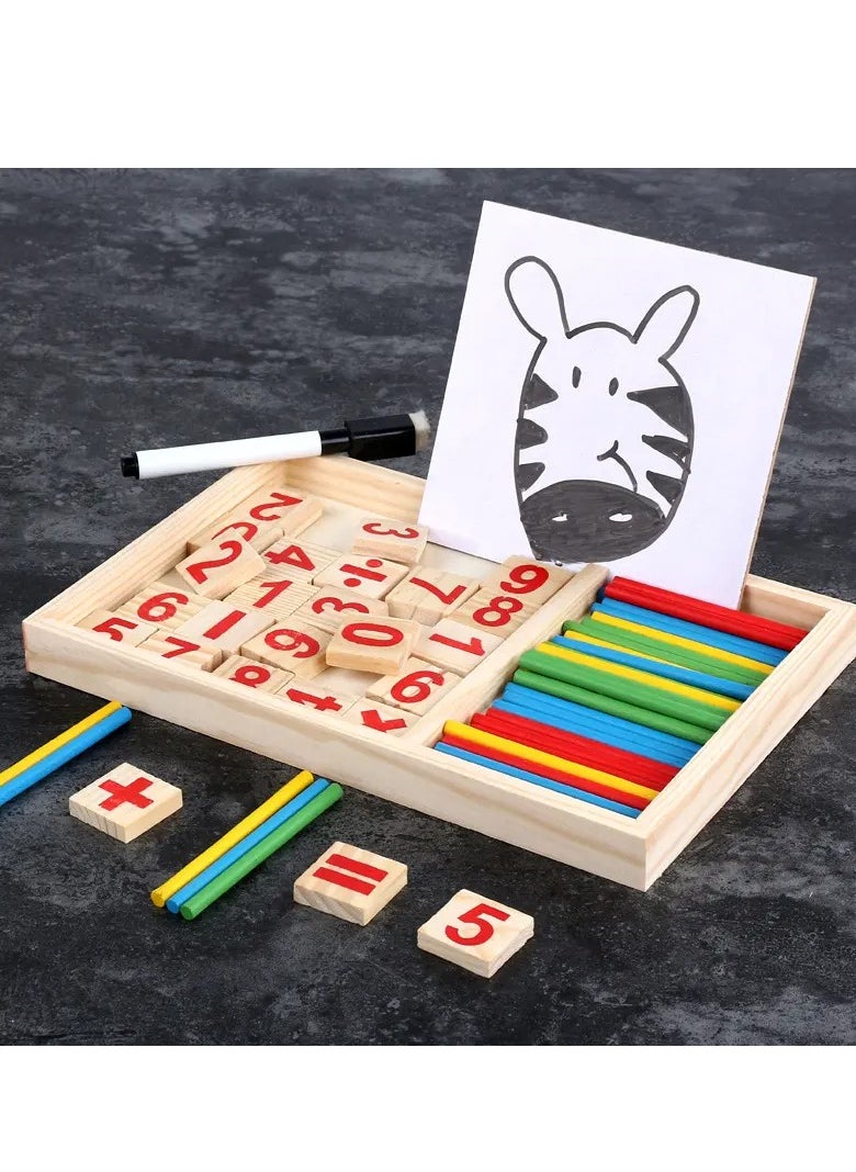 Safwa Toys Children's toy, W21-12 numbers and sticks game + blackboard from Al Safwa Toys  - Image 1