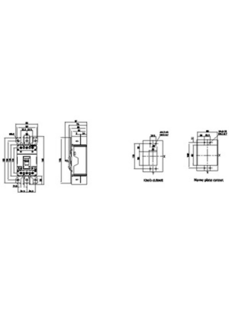 Siemens 3VJ1 Molded Case Circuit Breaker (MCCB), 32A, 1-Pole, 25kA, Fixed Thermal Magnetic Protection (Model 3VJ10033DA120AA0) - (Model-3VJ1003-3DA12-0AA0) - Image 2