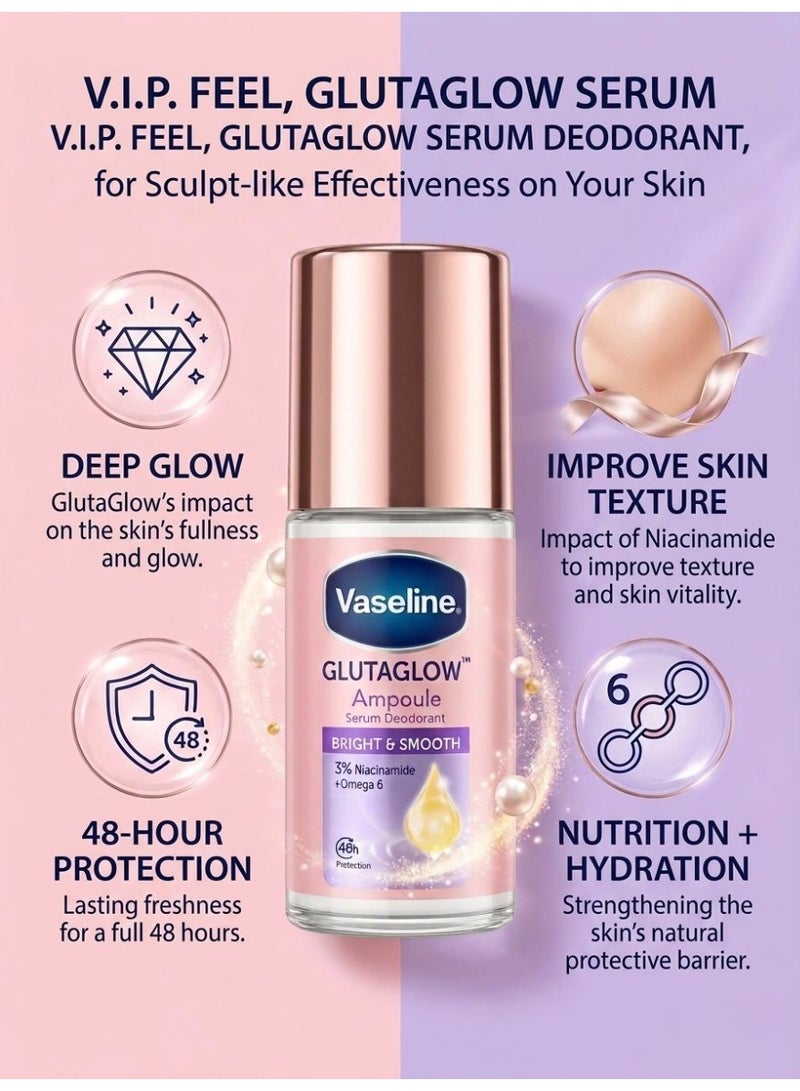 Vaseline Glutaglo Ampoule Serum Deodoant Bright & Smooth 45 Ml - Image 2