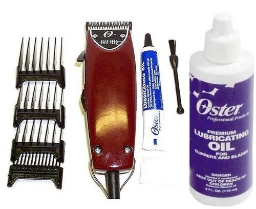 Oster Fast feed Pro Professional Hair Clipper Salon or Barber Made in Usa  4oz blade lubrication oil complete package deal