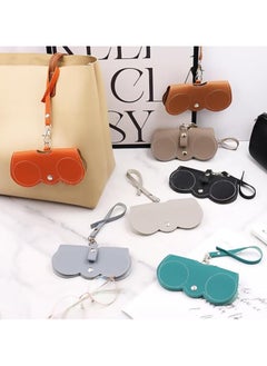 CityRiya-Long Leather Sunglasses Bag Travel Sun Glasses Holder Sunglass Case Portable Leather Glasses Case Holder Sunglasses Pouch Glasses Organizer Bag Eyeglasses Bag Eyewear Sleeve  - Image 4