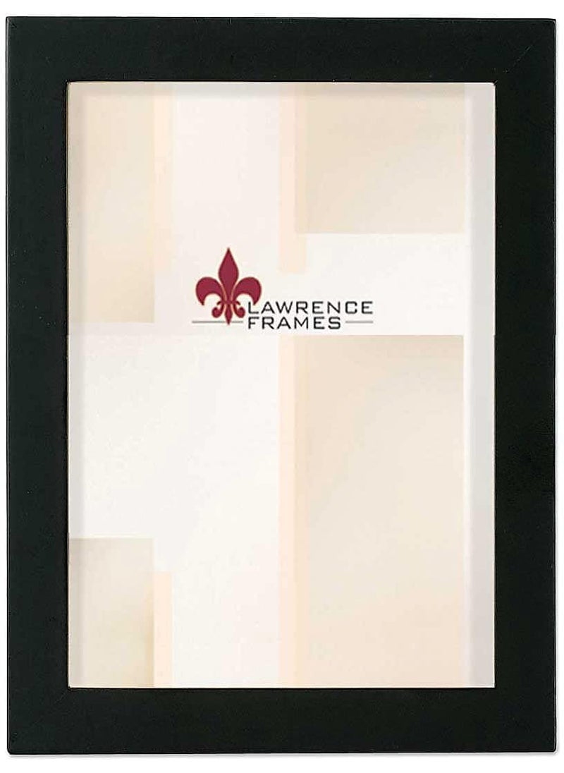 Lawrence Frames Lawrence Frames Black Wood Picture Frame  Gallery Collection  5 by 7-Inch 