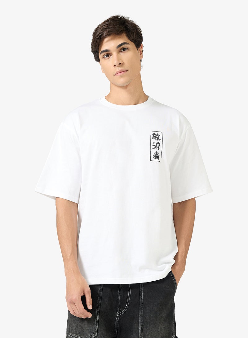 Seventy Five Graphic Print Oversized T-Shirt - Image 2