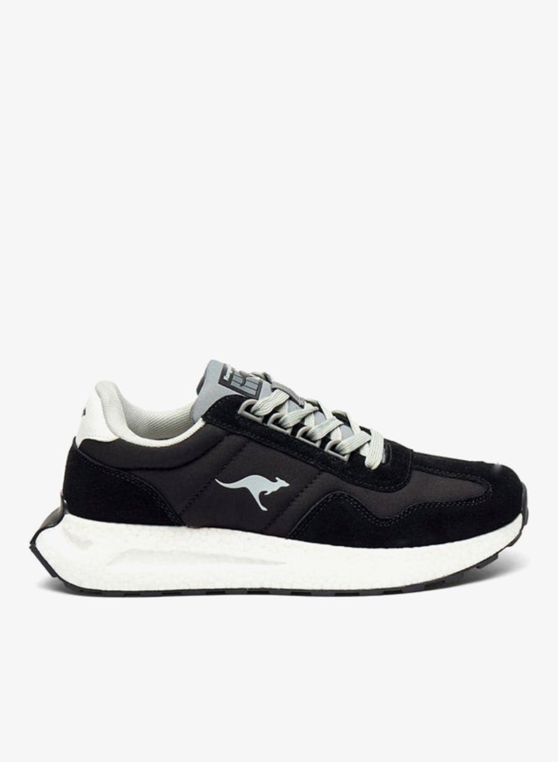 kangaROOS Women's Logo Detail Walking Shoes with Lace-Up Closure - Image 1