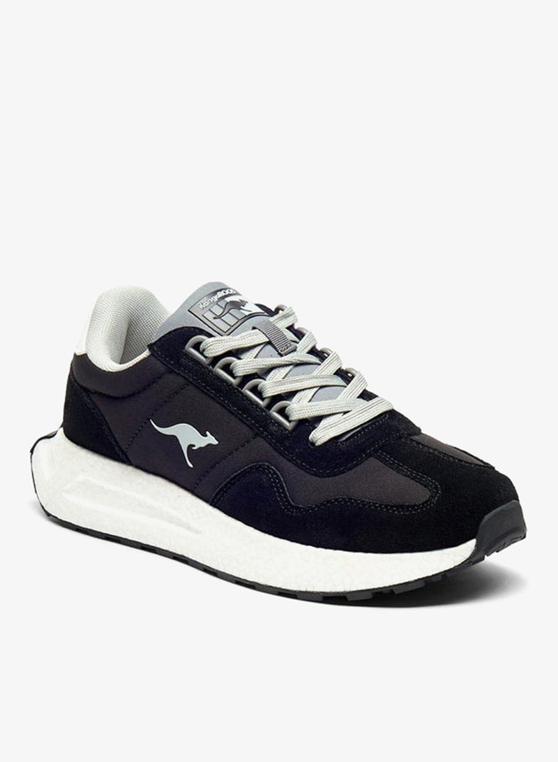 kangaROOS Women's Logo Detail Walking Shoes with Lace-Up Closure - Image 3
