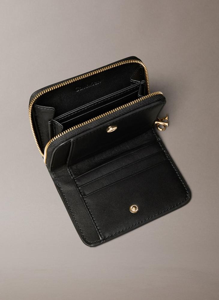 CALVIN KLEIN Leather Croc-Effect RFID Zip-Around Wallet - Image 3