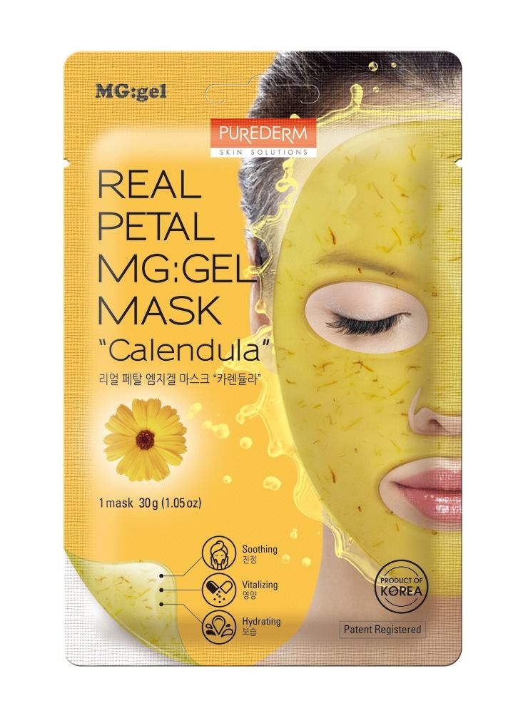 Purederm Real Petal Calendula Gel Mask