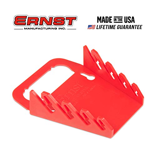 Ernst Manufacturing 5040-Red Gripper Wrench Organizer, Holds 4 Wrenches, Red - Image 2