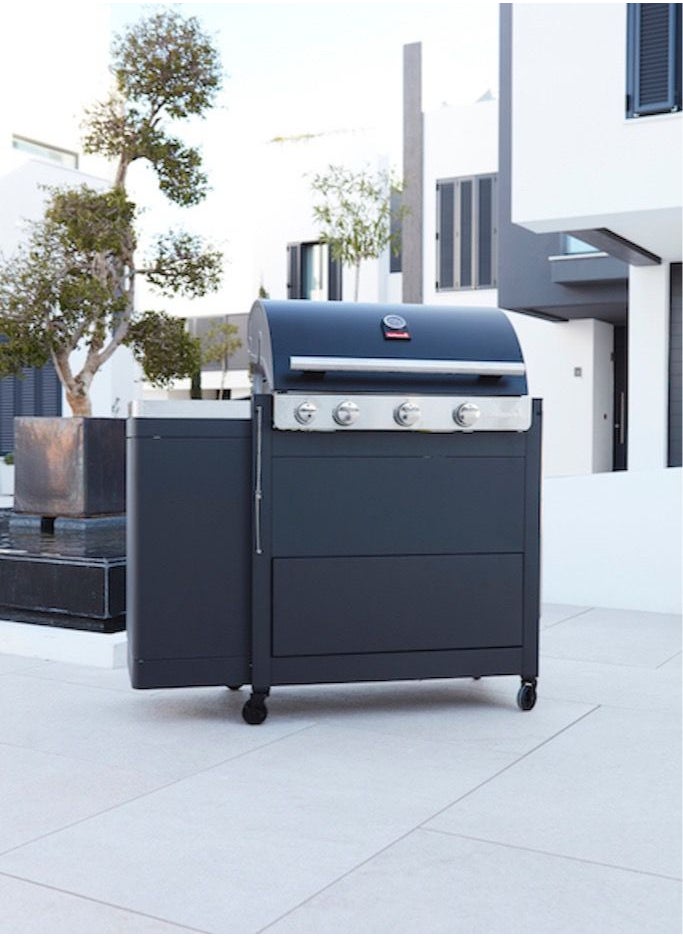 barbecook شواية غاز باربيكوك ستيلا 3221 سوداء اللون مع أدراج  - Image 2