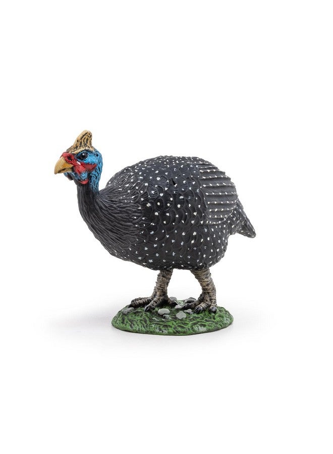 PAPO - Guinea Fowl Figurine - for Ages 3 and Up - Realistic Hand-Painted Farm Bird Toy - Wildlife Collection - Durable Educational Playset - Highly Detailed - Educational Toy - Gift Idea - Image 1