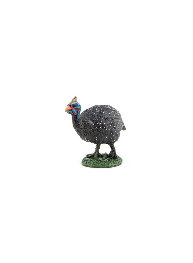 PAPO - Guinea Fowl Figurine - for Ages 3 and Up - Realistic Hand-Painted Farm Bird Toy - Wildlife Collection - Durable Educational Playset - Highly Detailed - Educational Toy - Gift Idea - Image 2